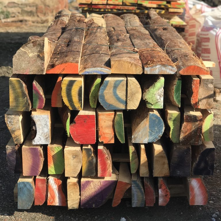 24_Offcuts of Milled Lumber with Color Coding Maintaining Full Traceability